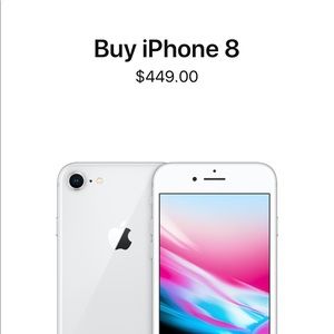 I phone8 silver 64 g unlocked brand new in the box